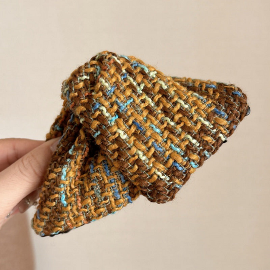 Triangle Knit Hair Clip