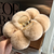Luxury Rex Rabbit Fur Plush Hair Claw
