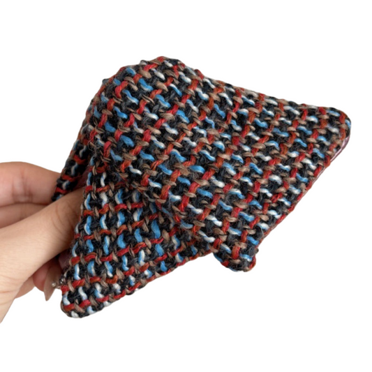 Triangle Knit Hair Clip